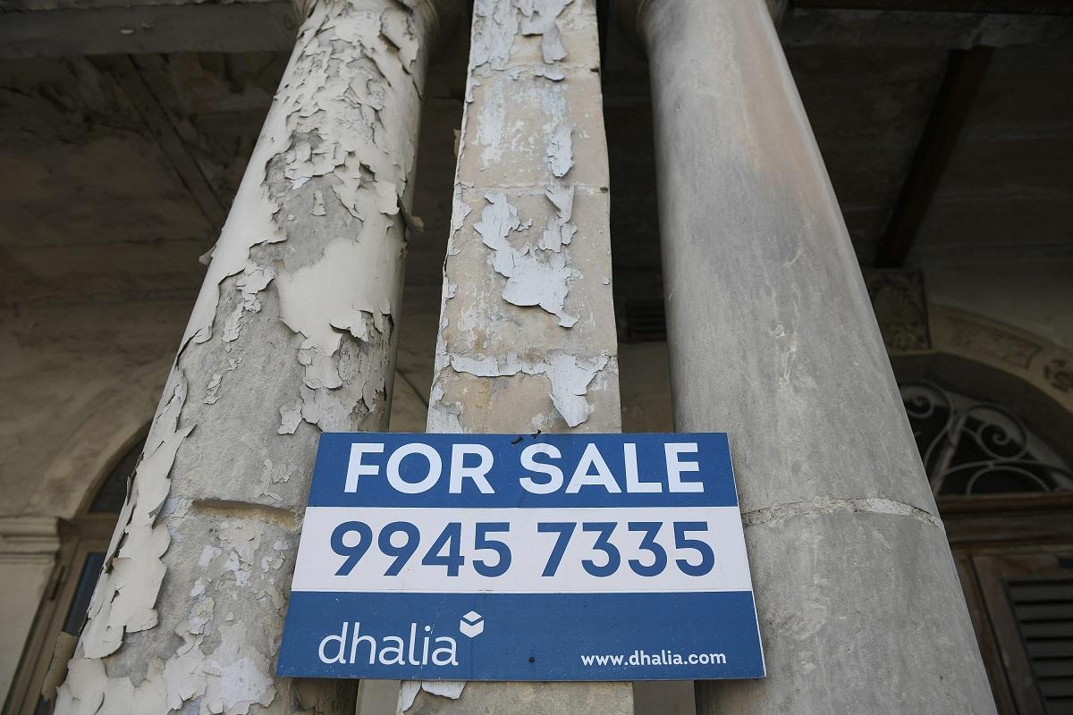 The value of deeds signed in August totalled €280.1 million. Times of Malta file photo